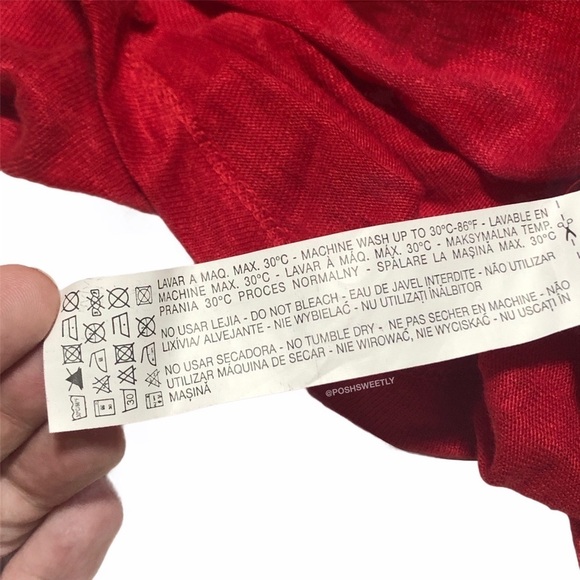 Zara 100% Linen V-Neck Top - Picture 6 of 10